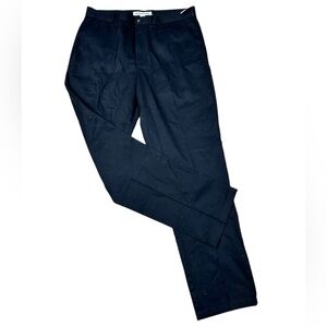 Amazon Essentials flat-front straight dress pants, 35Wx34L, black chinos, Office